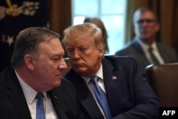 Майк Помпео був на чолі американської дипломатії за першої президентської каденції Дональда Трампа. Фото липня 2019 року