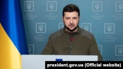 Presidenti i Ukrainës, Volodymyr Zelensky. 