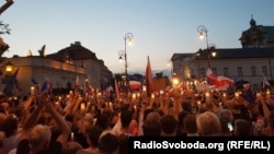 Pamje nga protestat që janë mbajtur në Poloni kundër reformave gjyqësore.