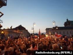 Протести проти судової реформи у Польщі, Варшава, 20 липня 2017 року