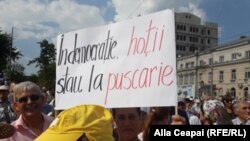 La protestul din 26 august 2018 al Mişcării de rezistenţă ACUM