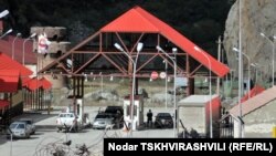 Пункт пропуска на российско-грузинской границе