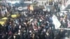 Демонстрация протеста против роста цен в городе Нишгабур, 29 декабря 2017