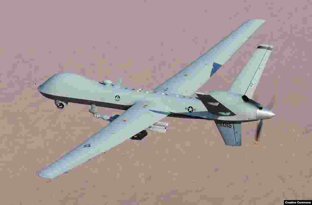 But the most famous of the world’s unmanned "hunter-killers" is probably the Reaper drone, introduced to the U.S. Air Force in 2007. A missile launched from a Reaper in 2015 reportedly "evaporated" a suspected Islamic State militant and British citizen, dubbed "Jihadi John," who allegedly beheaded hostages on camera. The Reaper can fly loaded with missiles for up to 14 hours, and flies too high and quietly to be easily detected from the ground.