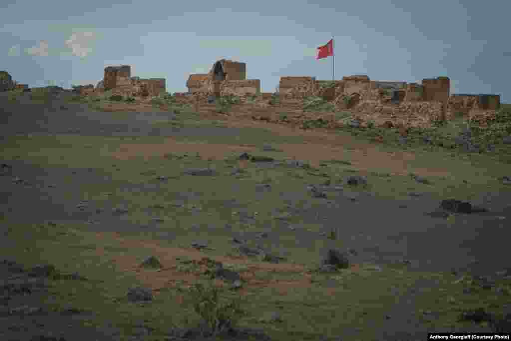 Ani was a major town until the 14th century, with up to 100,000 people living there. The Baghratid dynasty of Armenia established its capital in Ani in 961. Various armies fought over it. But what Byzantines, Seljuks, Mongols, Georgians, and many others failed to accomplish, nature did. The city was almost totally destroyed by a huge earthquake in 1319 and was never fully rebuilt. This is Ani in 2014. 