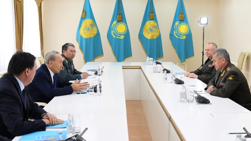 Назарбаев встретился с министрами обороны стран ОДКБ