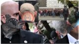 Manifestanţi neonazişti la Chemnitz şi Köthen (colaj: William Totok)