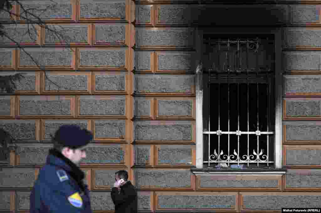 The Bosnian capital, Sarajevo, saw some of the worst violence, with protesters clashing with police and setting fire to government buildings and a number of vehicles. 