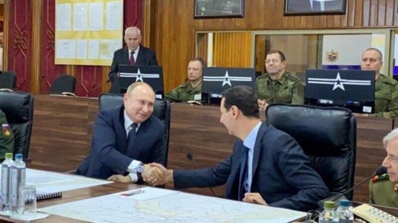 Vizită surpriză a lui Vladimir Putin la Damasc 