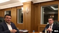 Лидерска средба меѓу премиерот Зоран Заев и претседателот на ВМРО-ДПМНЕ, Христијан Мицкоски
