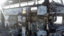 Автобуспен бірге 52 адам жанып кетті