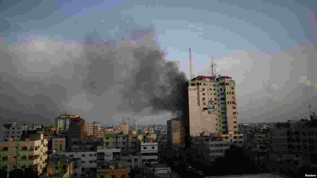 Palestina - Gaza, 19. novembar 2012. Foto: REUTERS / Ahmed Jadallah 