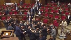 Fight Breaks Out In Armenian Parliament