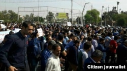 تصویری آرشیوی از اعتراضات کارگران در ایران