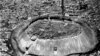 Aerial view of Aleppo&#39;s Citadel, photographed in 1937. When writer Gertrude Bell visited the famous trading town in 1907, she likened it to &quot;a cup and saucer, the houses lie in the saucer and the [Citadel] sits on the upturned cup.&quot;