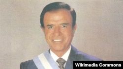 Карлос Менем, президент Аргентины с 1989 по 1999 годы.