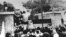 Several hundred young Iranians, supported by a crowd of more than 3,000, climb the walls of the U.S. Embassy at 10:30 a.m. on November 4, 1979. They blindfolded and handcuffed dozens of U.S. citizens they found inside. Protesters had seized the Tehran compound months before, capturing a U.S. Marine on February 14, but order was restored after several hours.
