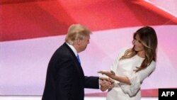 Melania Trump, bashkëshortja e kandidatit për president të SHBA-së, Donald Trump