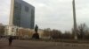 As the opposition in Kyiv lays claim to the city's main plaza, Independence Square, calm reigns on Donetsk's central Lenin Square in eastern Ukraine.