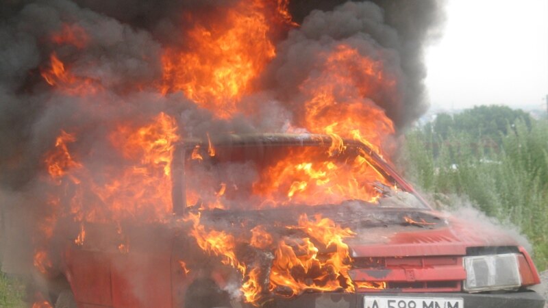 На штрафстоянке в Шымкенте сгорело 45 автомобилей