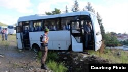 Кырсык Кемер – Кумлужа унаа жолунда болгон. Кыргызстандыктар кырсыкка кабылган автобус. 