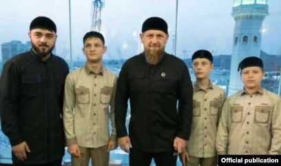 Fifteen-year-old Adam Kadyrov, the son of Chechen leader Ramzan