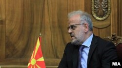 Претседателот на Собранието на Македонија Талат Џафери 