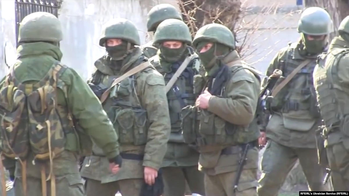 The Changing Story Of Russia's 'Little Green Men' Invasion