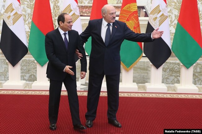Abdel Fattah al-Sisi e Alexander Lukashenko, Minsk, 2019