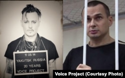 Джонни Депп, сфотографировавшийся в поддержку Олега Сенцова