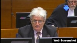 Radovan Karadžić pred sudom u Hagu, 20. ožujak 2012.
