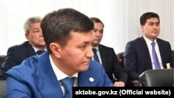 Руслан Мамунов, замакима Актюбинской области, подозреваемый в мошенничестве. 