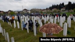 Mezarje u Vitezu, gde su sahranjene žrtve zločina u Ahmićima