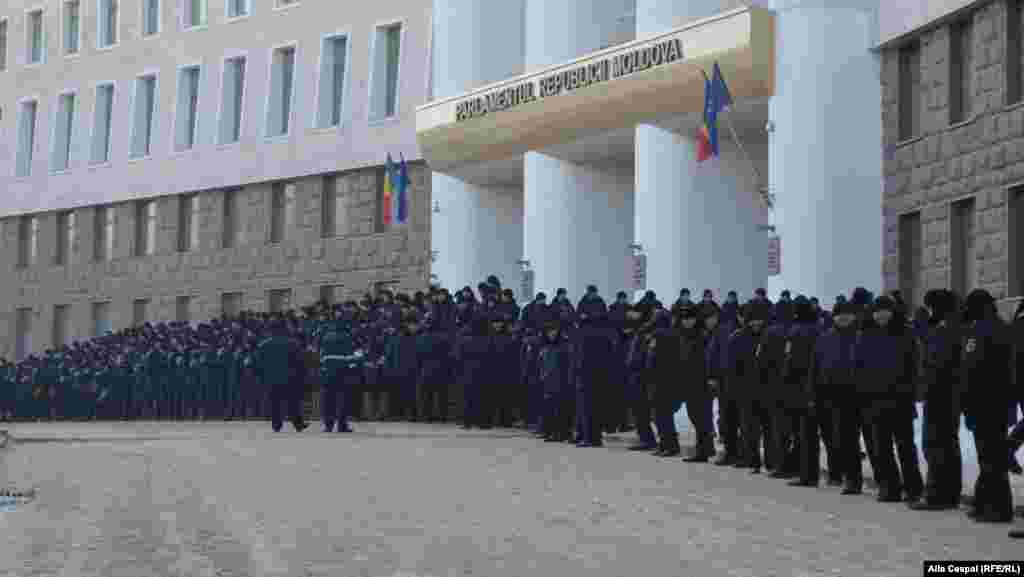 Moldova - anti-government protests. 21 january 2016
