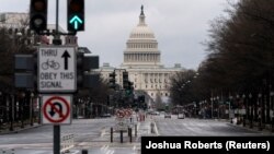 Порожні вулиці Вашингтону після спалаху коронавірусу, США, 15 березня