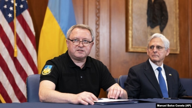 Генеральний прокурор України Андрій Костін і генпрокурор США Меррік Ґарланд