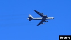 Two U.S. Air Force B-52 bombers carried out a round-trip, 30-hour mission that ended on December 30.
