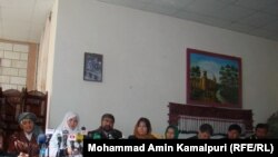 Some of the candidates in Ghazni Province at a November 25 meeting to air grievances