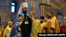 Miropolitul Epifanie Întîiul al noii biserici ortodoxe ucrainene autocefală și independentă de Moscova.