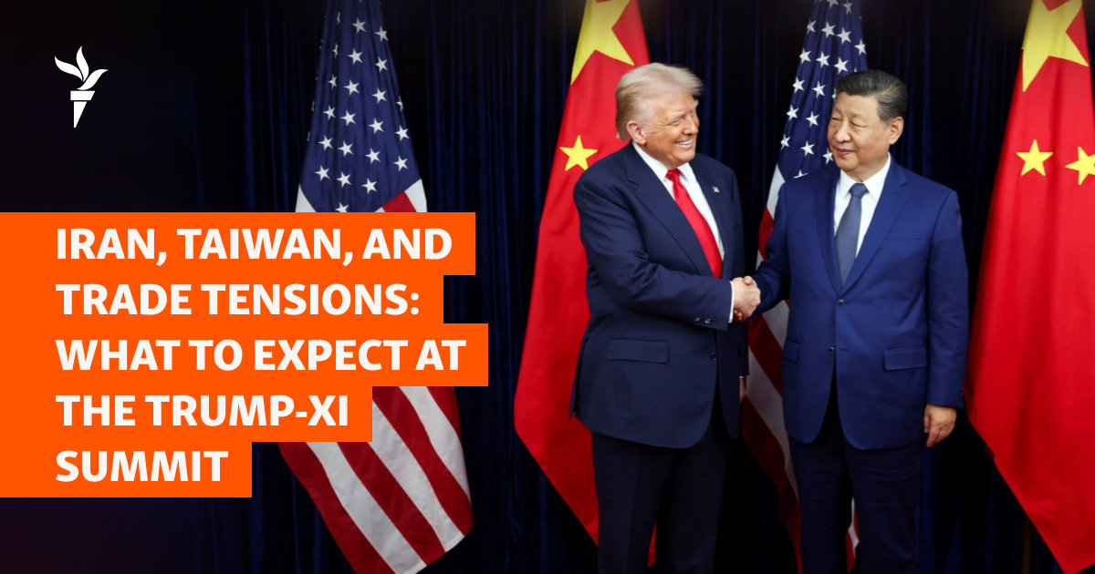 Iran, Taiwan, And Trade Tensions: What To Expect At The Trump-Xi Summit