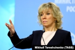 Russian Foreign Ministry spokeswoman Maria Zakharova (file photo)