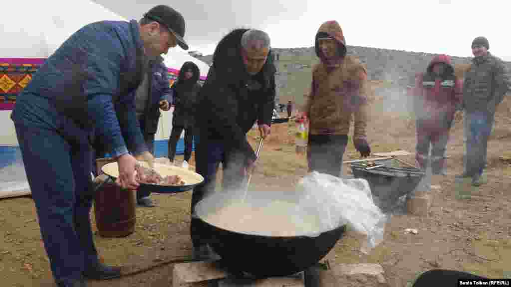 Food preparation in Mangystau