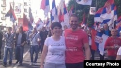 Aktivisti NVO "Dokukino" u Beogradu