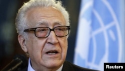 UN/Arab League peace mediator Lakhdar Brahimi 