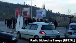 Битолчани протестираат против загадувањето на воздухот. Битола е еден од најзагадените градови во Македонија. декември, 2016. 