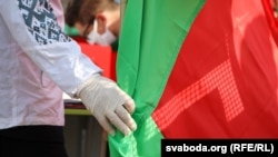 Митинг за сбор подписей против Лукашенко. Минск, Беларусь, 5 июня 2020 год