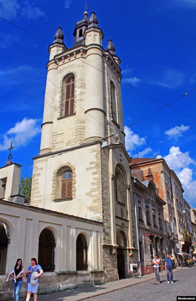 Вежа Вірменського собору у Львові, збудована у 1570-1571 роках