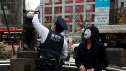 Statua proslavljenog psa Hachiko, 8 mart 2020.