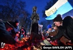 Церемония памяти жертв Голодомора. Киев, 24 ноября 2018 года