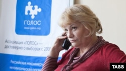 Lilia Shibanova, leader of the Russian election watchdog Golos, at her office in Moscow last year. 